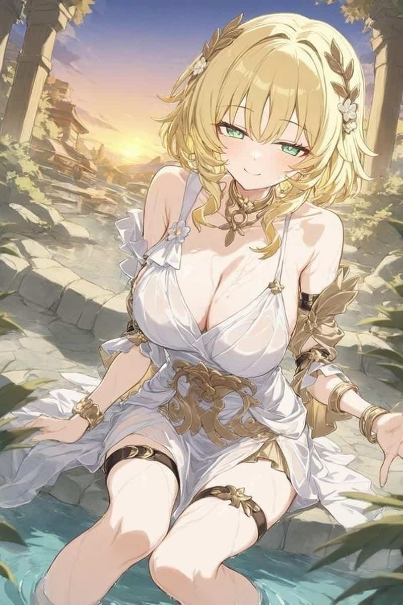 hình nữ anime mặc bikini