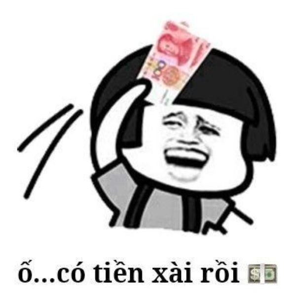 meme tiền troll chế