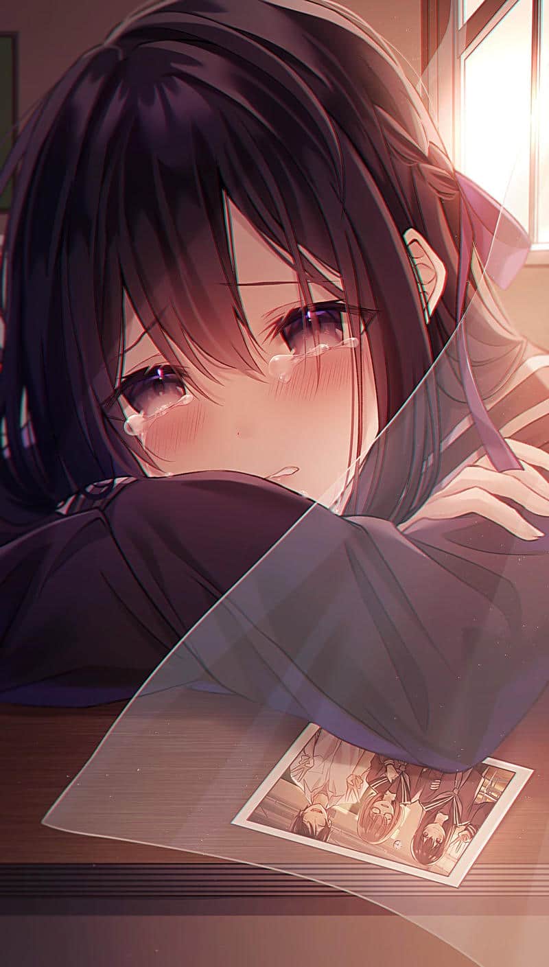 nền anime khóc