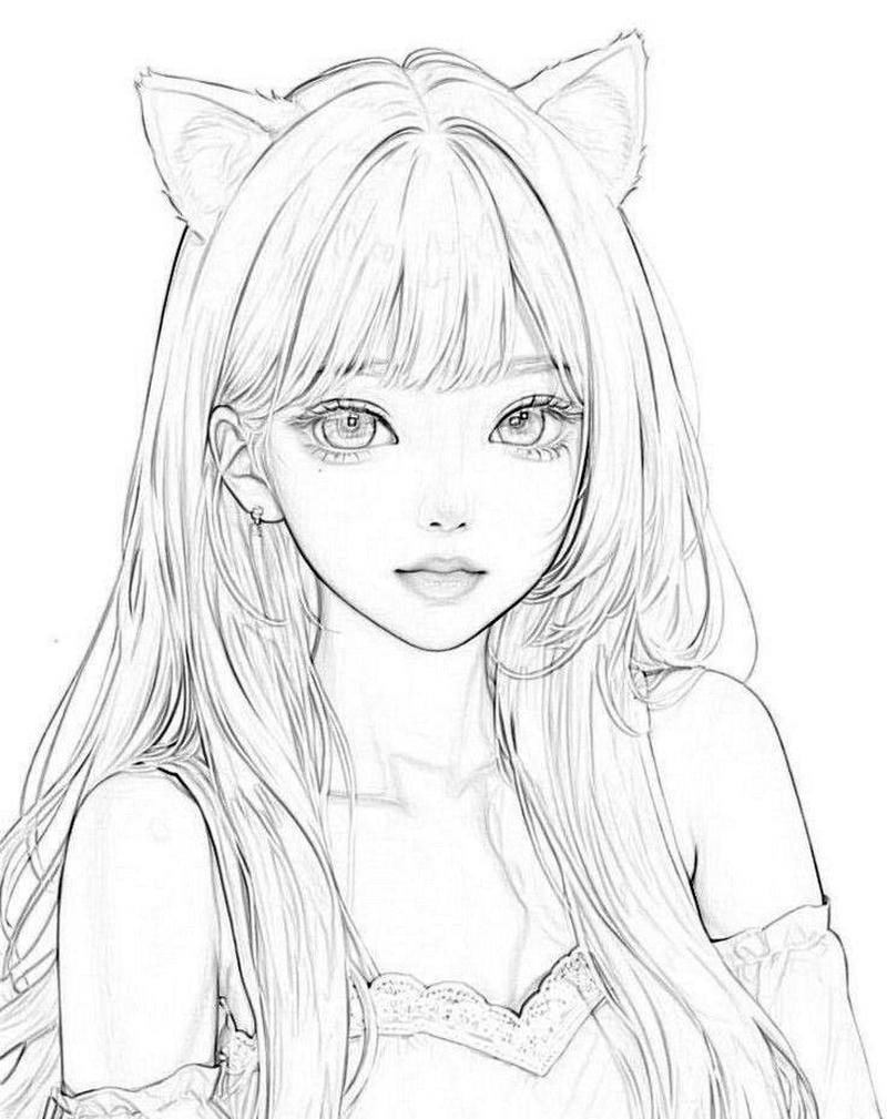 tranh vẽ anime đẹp