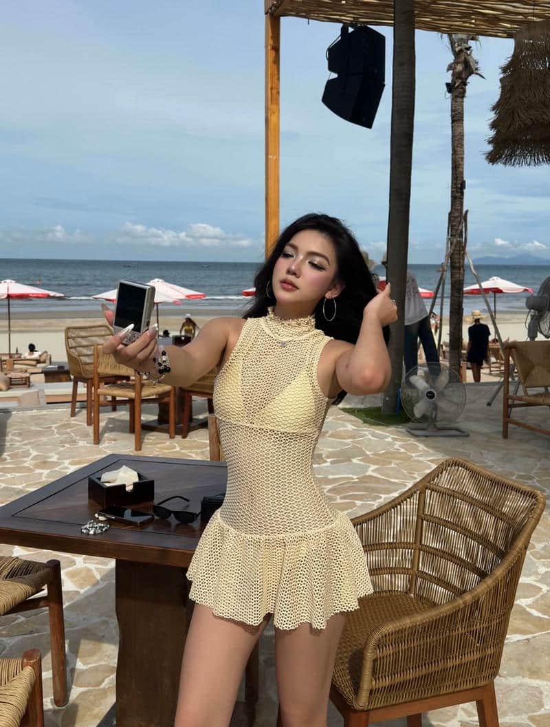 Khám phá ảnh gái xinh mặc váy lưới đẹp