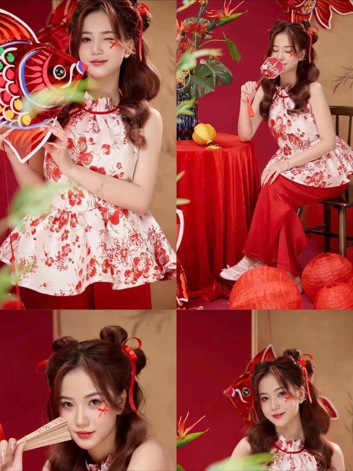 ảnh gái xinh mặc áo yếm cách tân hd