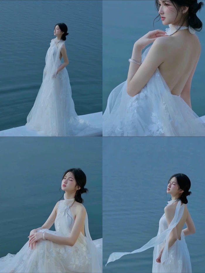 ảnh gái xinh mặc áo yếm đẹp