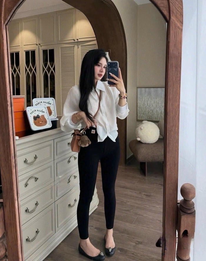 ảnh gái xinh mặc quần legging sắc sảo full hd