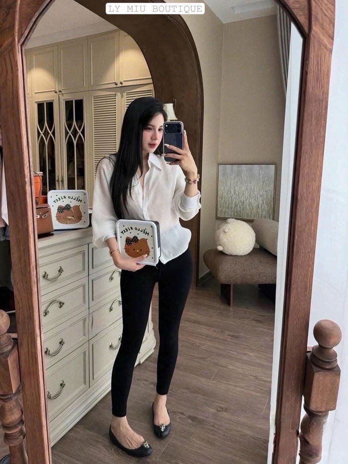 ảnh gái xinh mặc quần legging tinh tế full hd