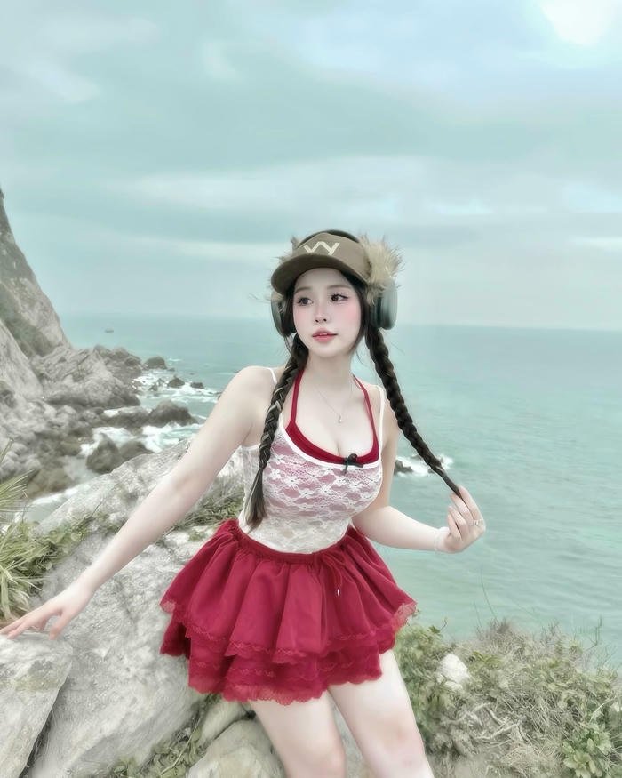 ảnh gái xinh mặc váy ngắn sắc sảo hd