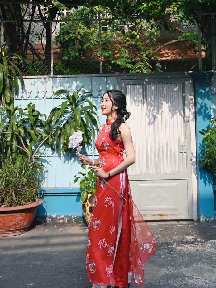 ảnh thiếu nữ mặc áo dài sexy hd